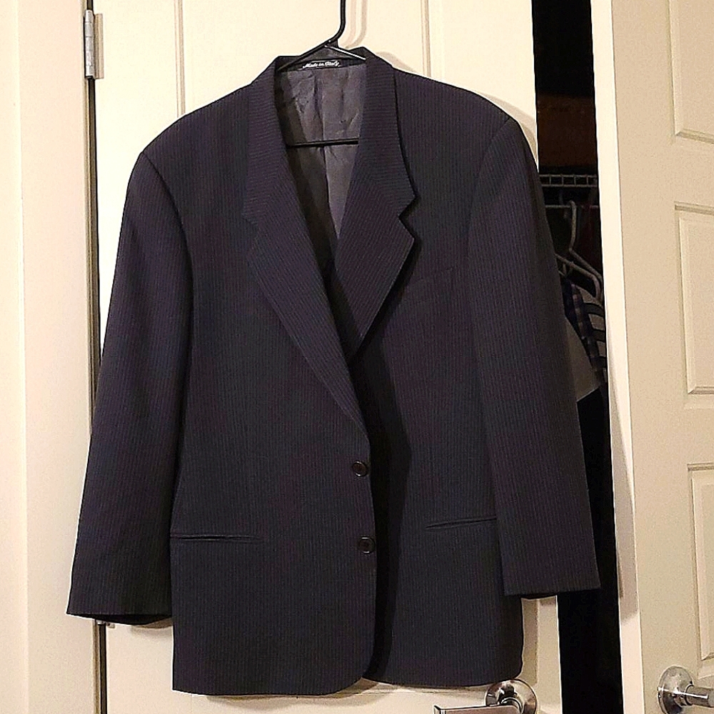 Giorgio Armani Le Colezioni Pin StripeSuit Jacket.